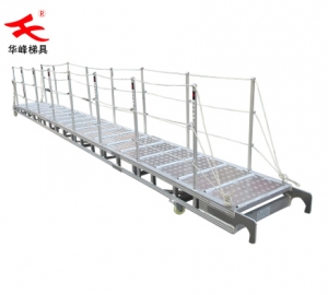 上海8米登船梯铝合金跳板梯铝合金跳板梯厂家载重800KG