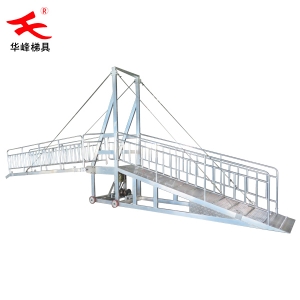 天津客户定制码头梯岸梯铝合金登船梯