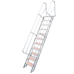阁楼梯双柱款（型材踏步）室内外爬梯载重150KG
